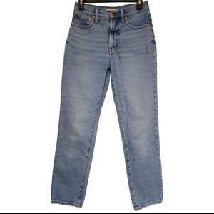 Madewell Perfect Vintage Jeans Womens Size 26 Med Wash 27W & 27 Inseam Cotton